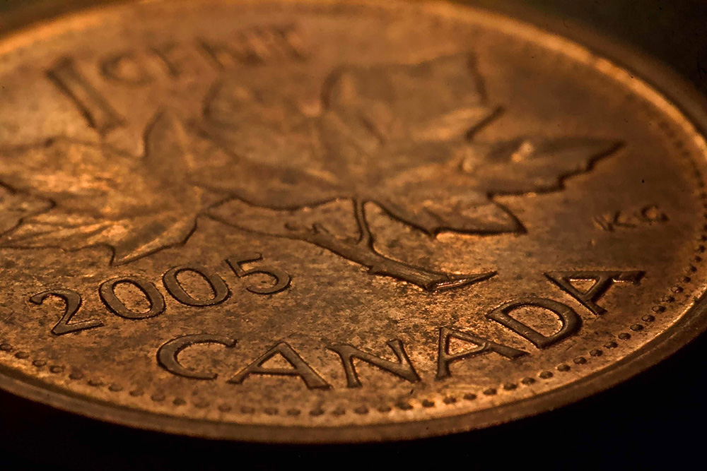 a Canadian penny